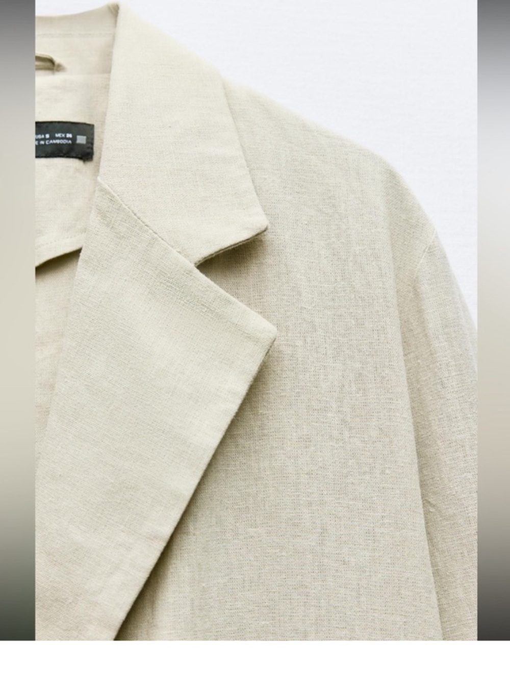 NWT Zara linen Blend embroidered eyelets blazer size M 
🚨FIRM PRICE NO DISCOUNT - Picture 3 of 12